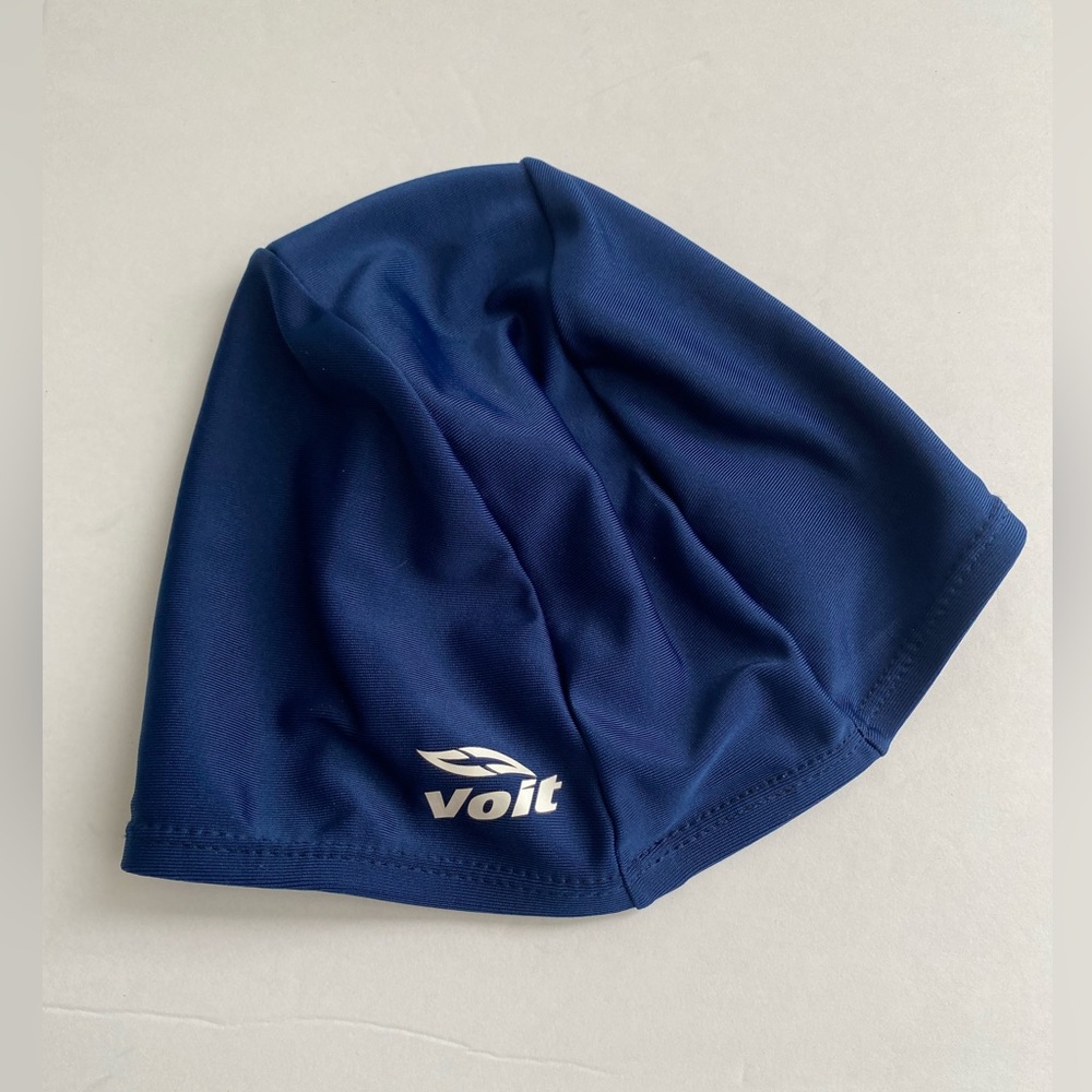 Voit Adult Unisex Polyester Swim Cap Blue